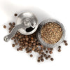 Black Pepper and Spice Grinder, Manual Pepper Mill with Handle - CRYSTALIA GLASS